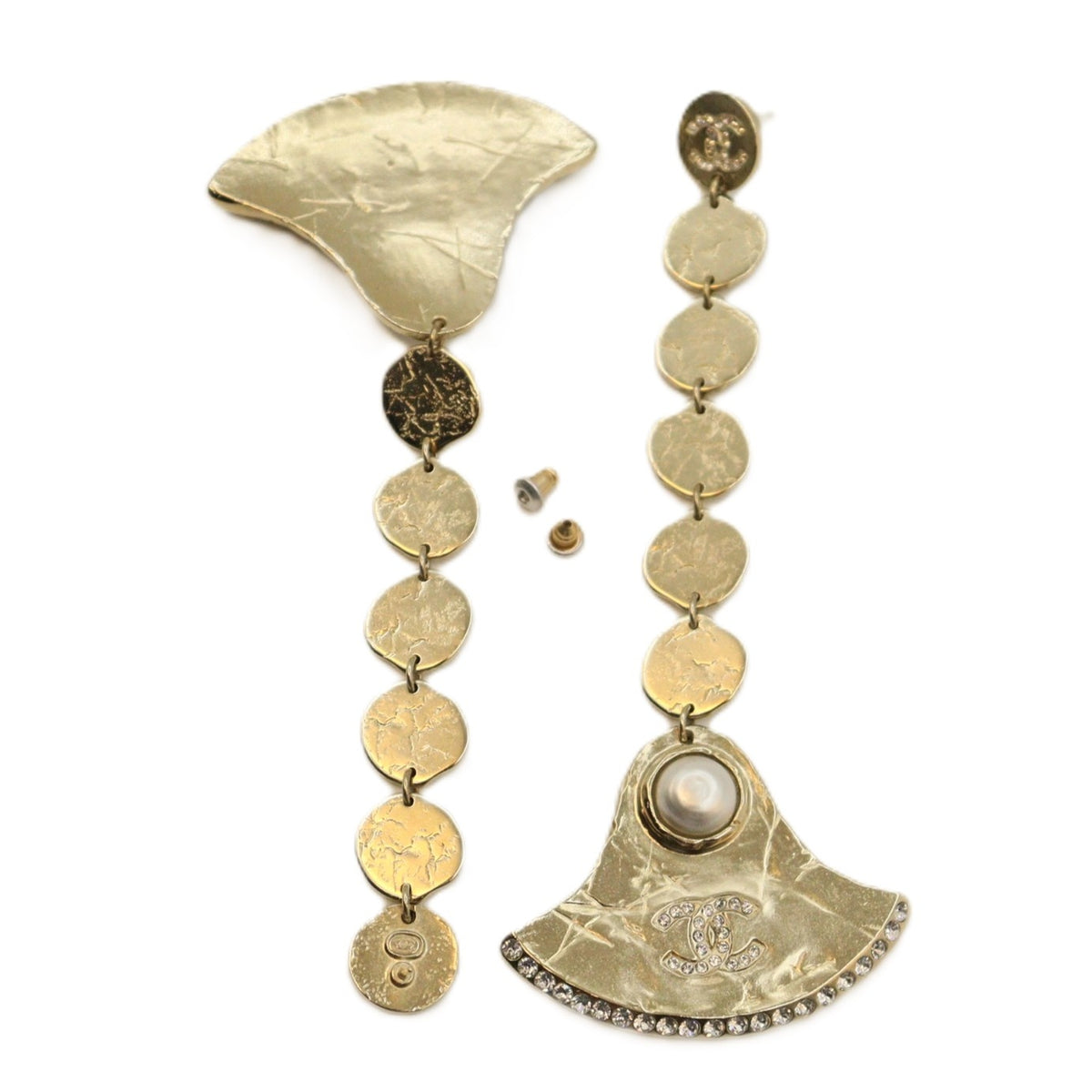 Chanel Ancient Egypt Pearls Earrings AB1607