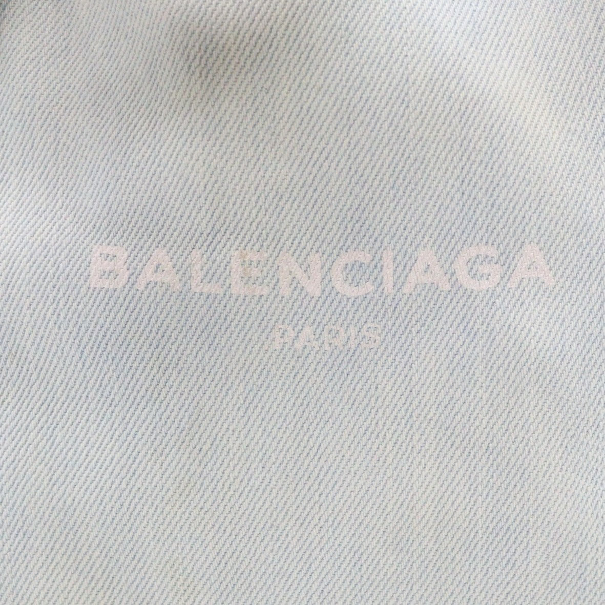 Balenciaga Navy Cabas S Tote Shoulder Bag 339933