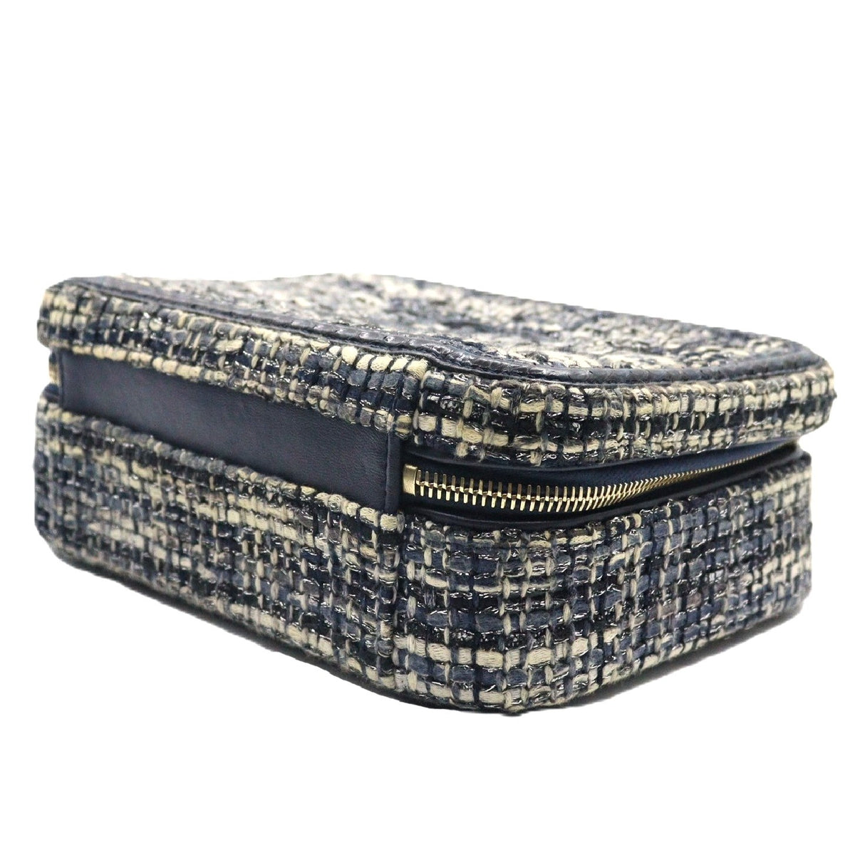 Chanel CC Filigree Vanity Case Chain Shoulder A93343