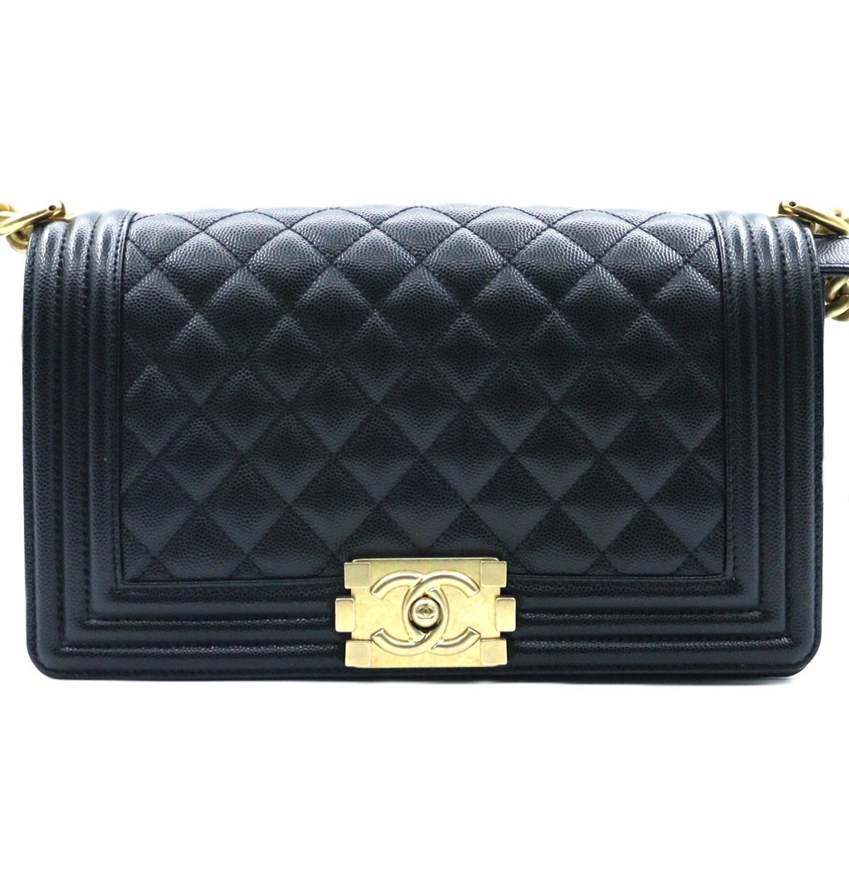 Chanel Boy Medium Chain Shoulder A67086