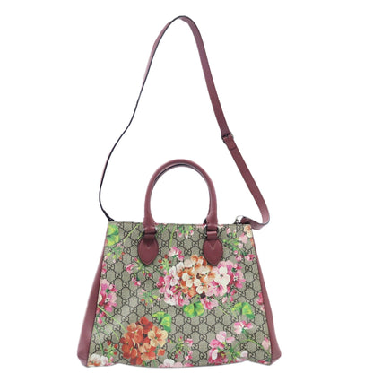 Gucci GG Supreme Blooms Top Handle 2 Way Shoulder 453704