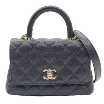 Chanel Coco Handle Mini Flap 2 Way Shoulder AS2215