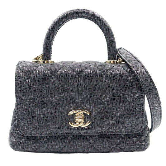 Chanel Coco Handle Mini Flap 2 Way Shoulder AS2215
