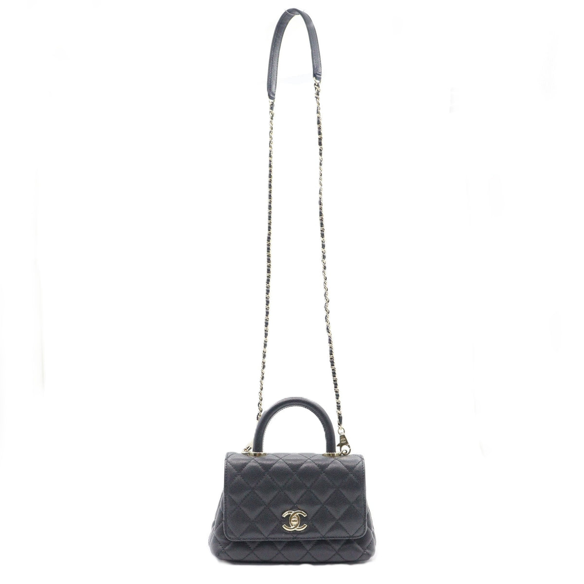 Chanel Coco Handle Mini Flap 2 Way Shoulder AS2215