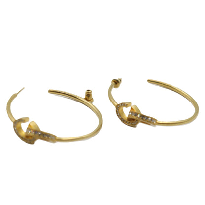 Dior CD Lock Hoop Earrings E2429WOMCY_D03S