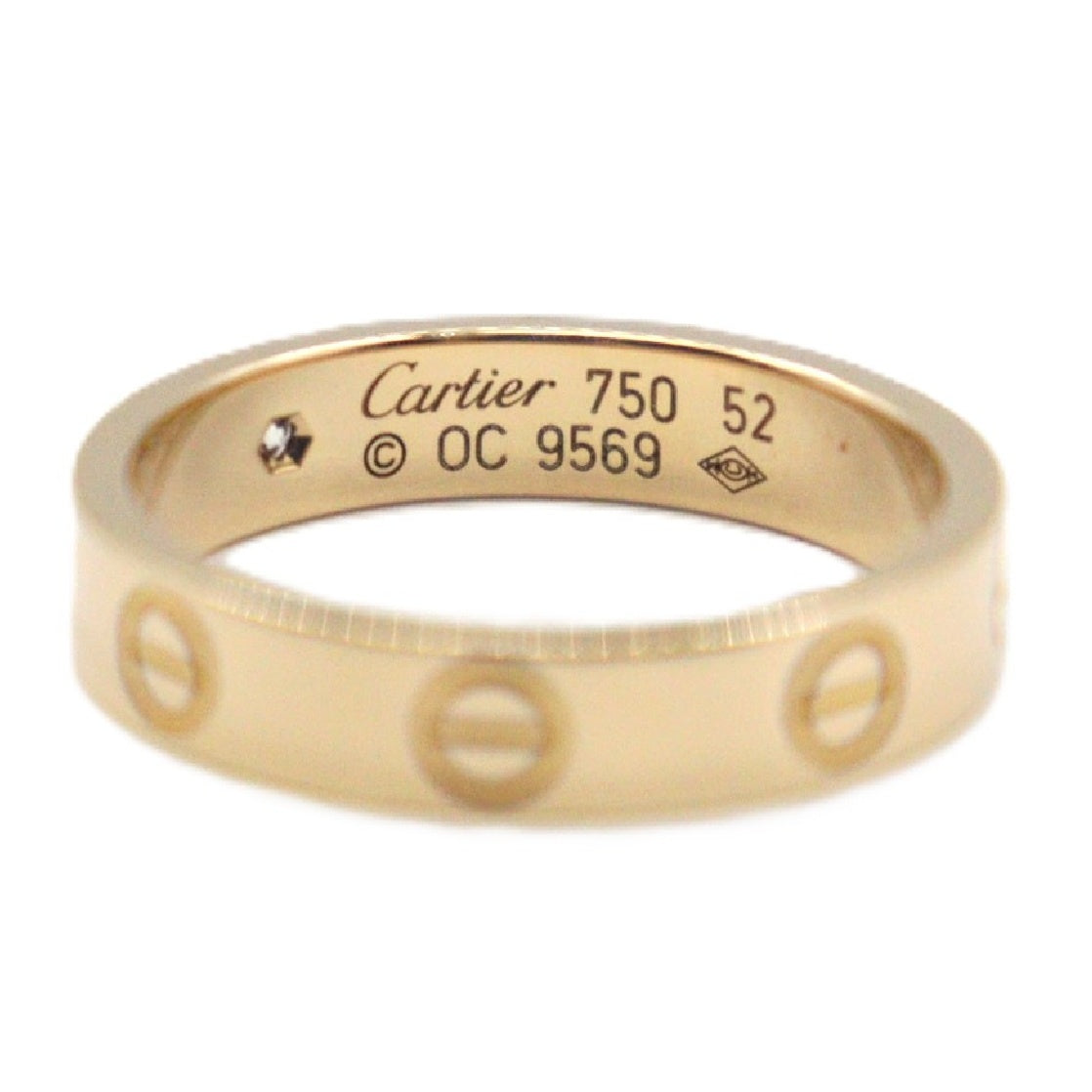 Cartier B4050700 Love Small Model 1 Diamond Ring